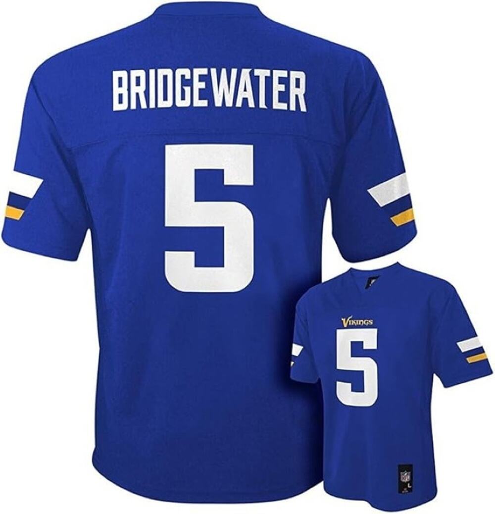 Outerstuff Teddy Bridgewater Minnesota Vikings Infant NFL Purple Jersey